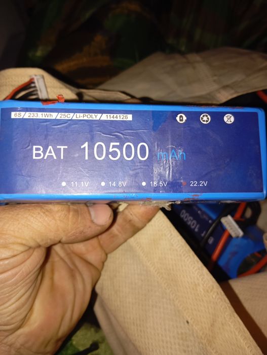 Акумулятор на дрона. 10500 MaH, б/у