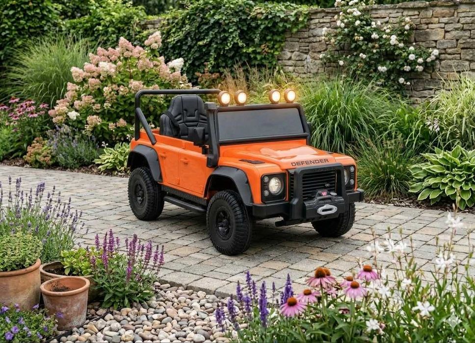 BAWIBUS.PL Autko na akumulator LAND ROVER DEFENDER jeep dla dzieci RC
