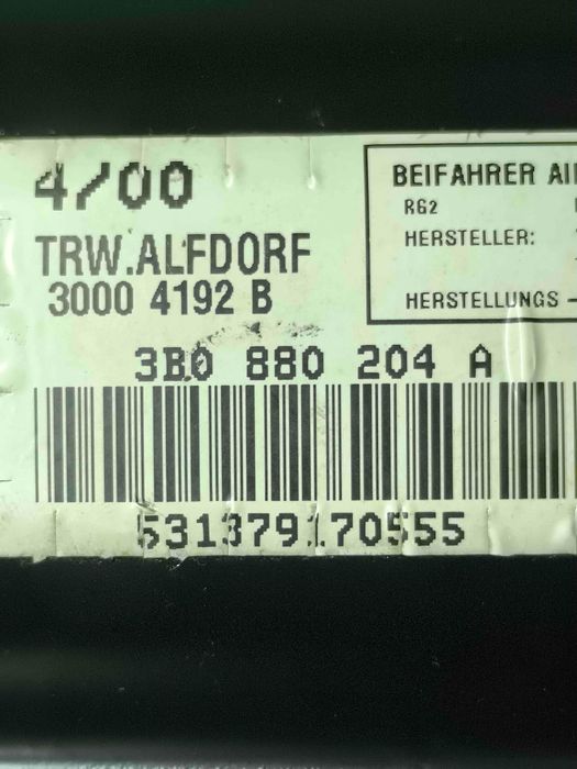 Airbag Passageiro VW PASSAT B5.5 Variant