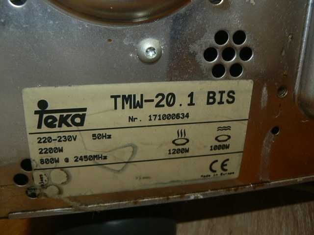 Microondas Teka TMW 20.1 BS