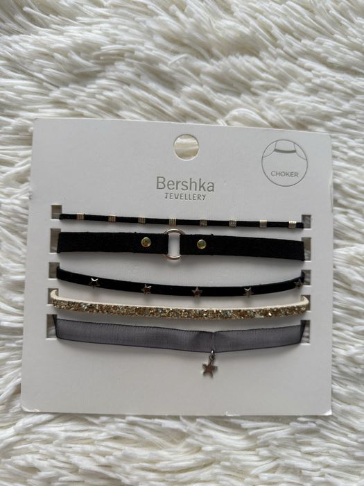 Чокери набір Bershka 5 шт чорний