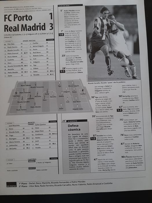 Poster Fc Porto, jogo com o Real Madrid