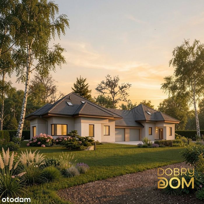 Piękny Dom DIAMENT D  z garażem, spokojna okolica - BEZ PCC i PROWIZJI