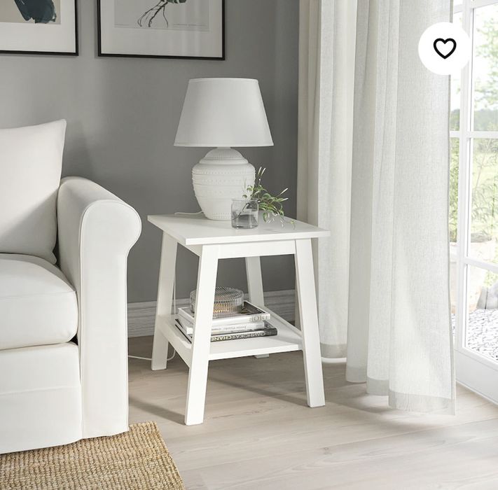 Mesa de apoio branca