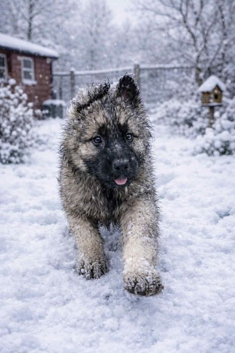 Szczenię owczarka staroniemieckiego