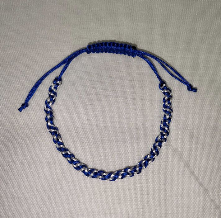 Bransoletka sznurkowa pleciona Handmade