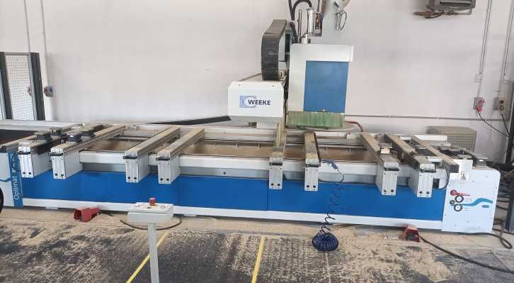 4 osiowe centrum obróbcze CNC Weeke/Homag