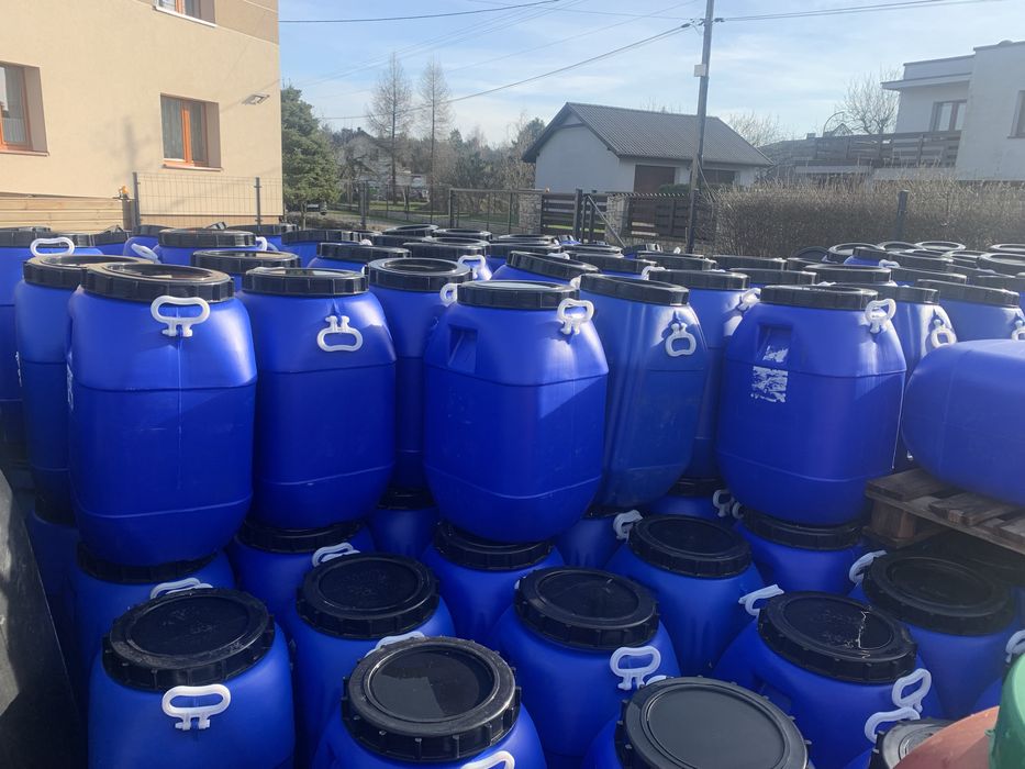 Beczki plastikowe#kanistry#spożywcze#20-60l#100-160l#200-220l# tran