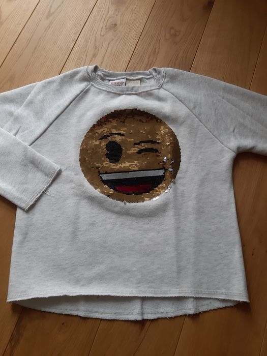 Bluza dresowa z odwracanymi cekinami Zara rozm.122