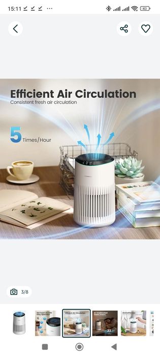 Очищувач аромодифузор повітря MORENTO для дому