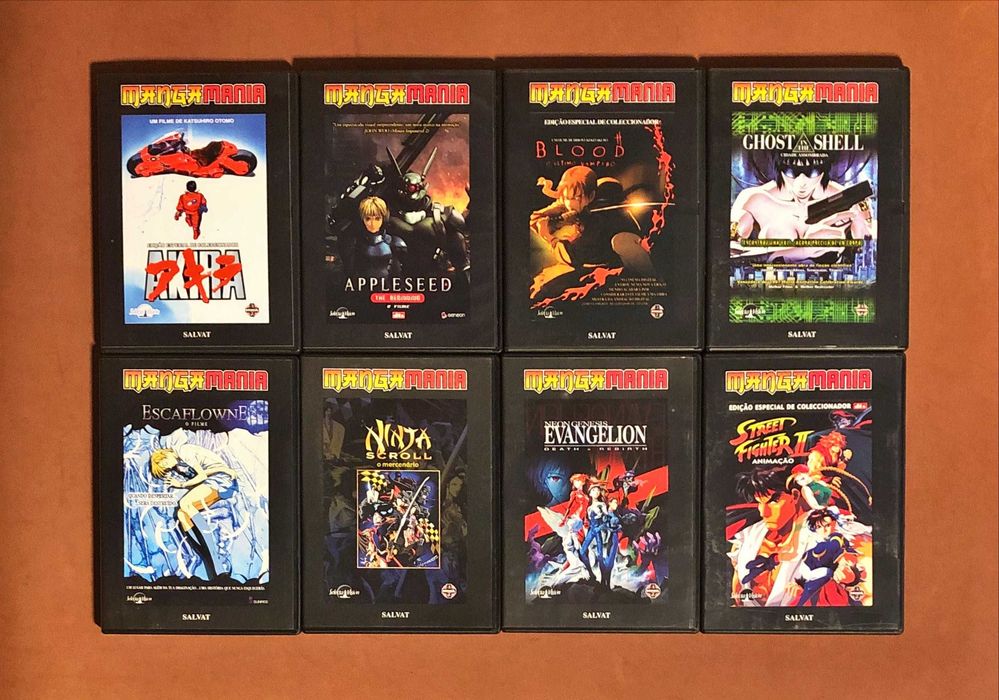 FILME DVD [22€ cada] Akira Escaflowne Evangelion Ghost Inuyasha Ninja
