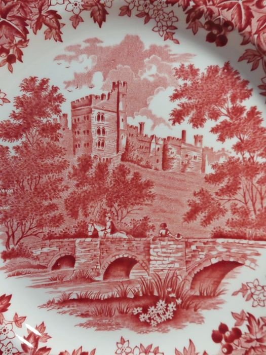 Merries England porcelana angielska talerze obiadowe 3szt