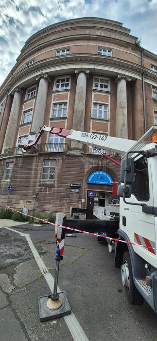 Usługi podnośnikiem koszowym  27m