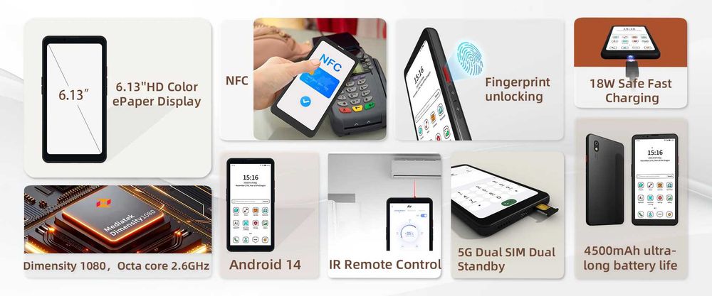 Bigme Hibreak Pro Color, o melhor Smartphone e-ink