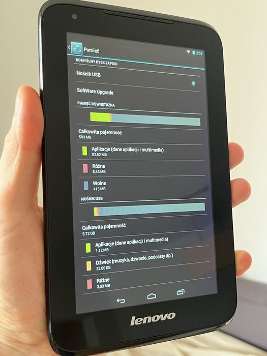 Lenovo IdeaTab A1000L-F  tablet 7”
