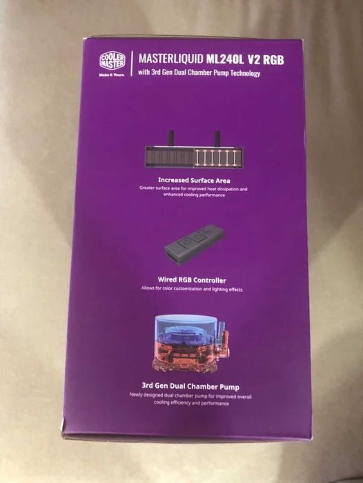 Cooler Master MasterLiquid ML240L V2 RGB Liquid Cooling Kit64551057248002121