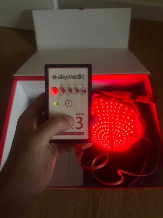 skymedic luz led capacete