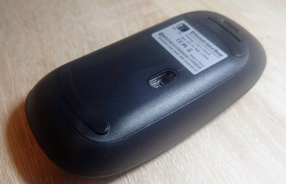 Bezprzewodowa Myszka slim ultra cicha z bluetooth 2.4G regulowane DPI