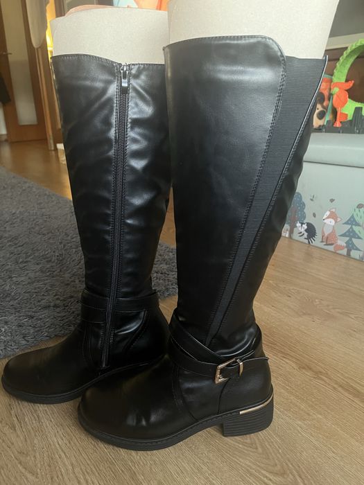 Botas cano alto pretas