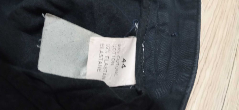 Spodnie męskie cienkie granatowe