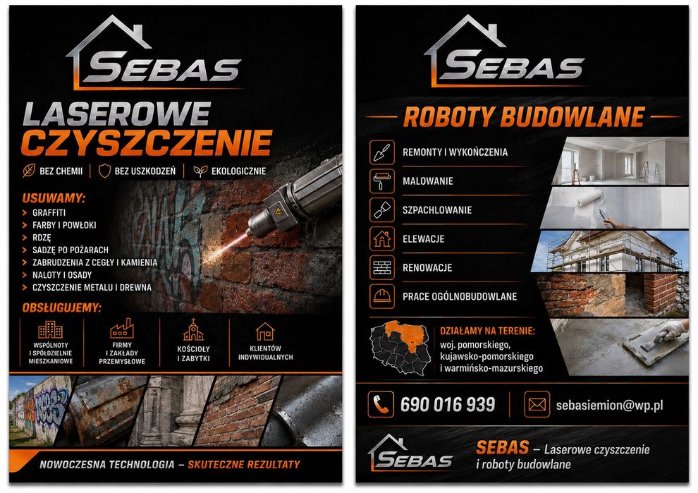Czyszczenie laserem Remonty budowlane