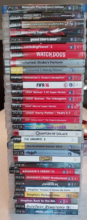 Conjunto de 31 JOGOS para PS3