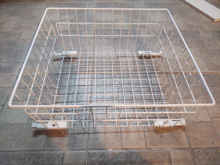Kosze koszyki ikea do szafy do przechowywania metalowe