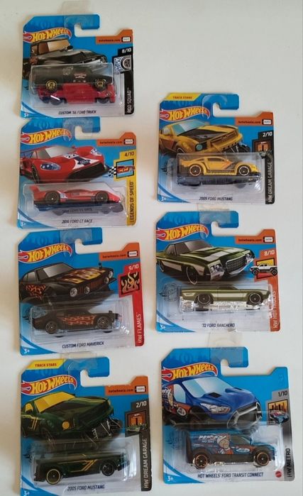 Carros Hotwheels da Ford