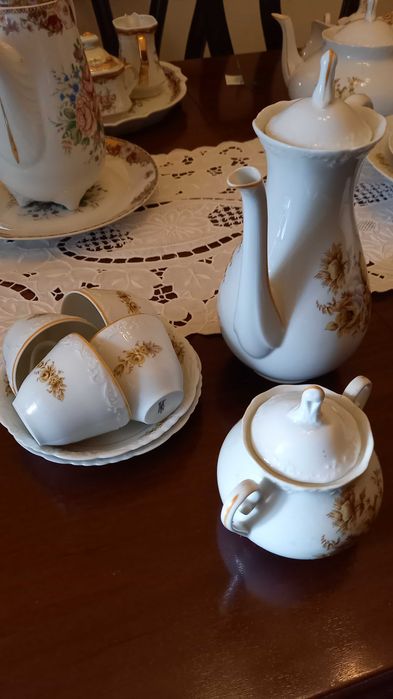 Serviço de café de porcelana marca SPAL