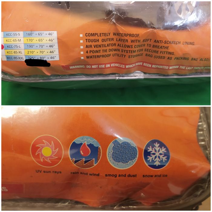 Авточехол-тент, размер L