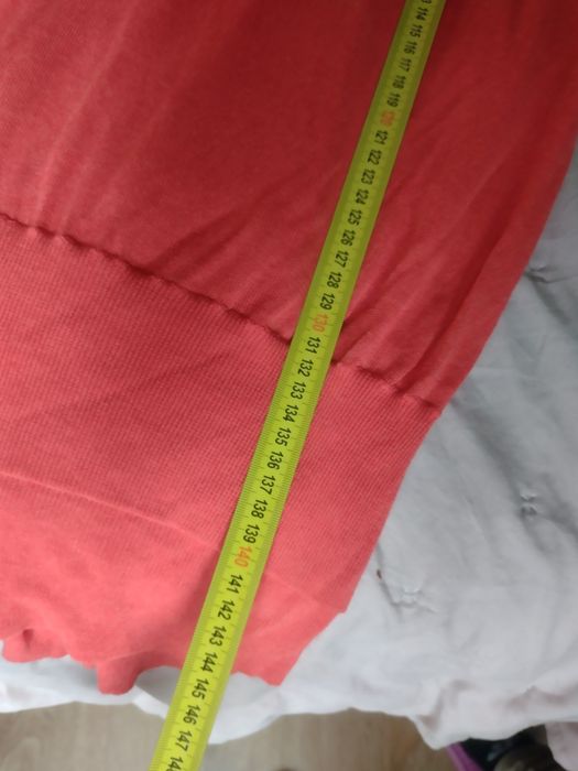 Confashion sukienka koralowa maxi oryginalna efektowna M