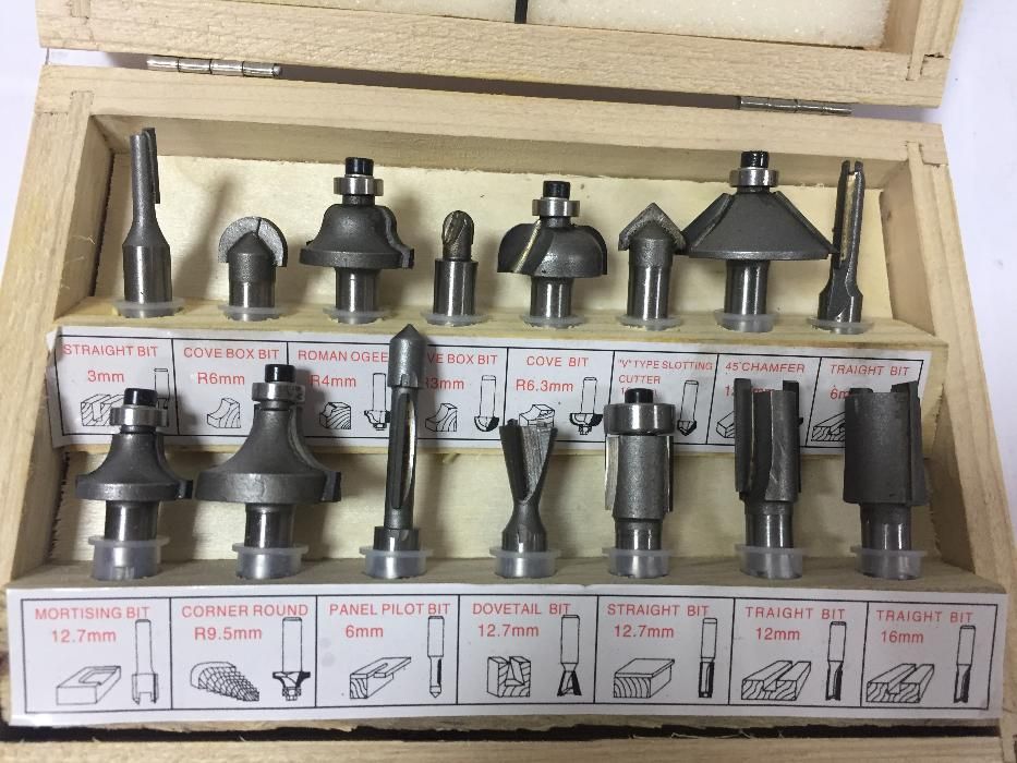 Набор фрез для ручного фрезера 15 шт 35 шт Качество! Польша!