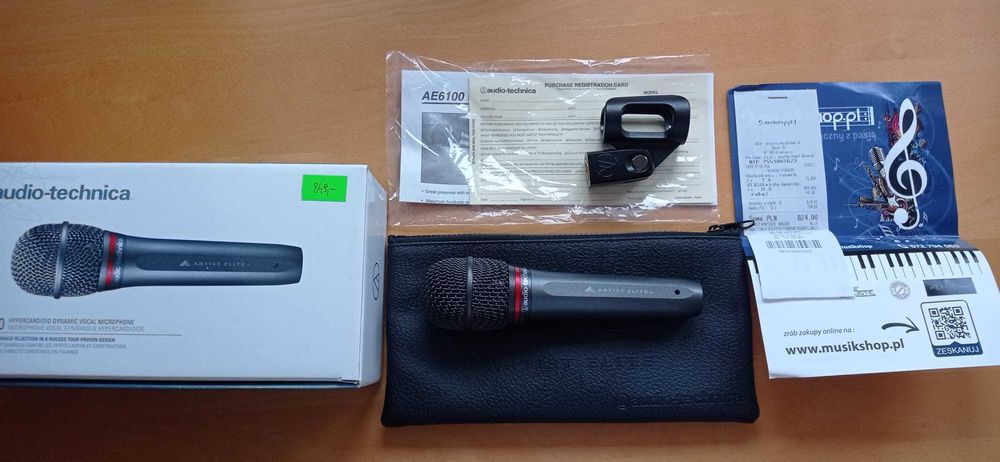 Mikrofon Audio-Technica AE6100 Artist Elite –  sceniczny klasy PRO
