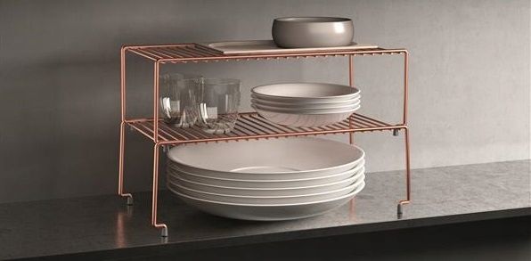 organizer stojak do szafki półka na talerze swiss