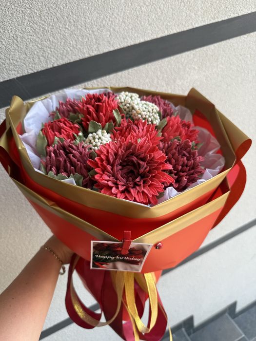 Букети з WОW ефектом.Натуральний зефір,зефірні квіти,букети,коробочки