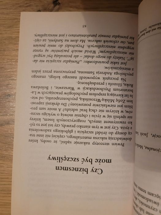 Jacek Santorski Sukces emocjonalny
