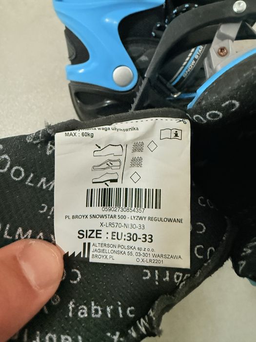 Łyżwy dla dzieci Broyx Snowstar 500