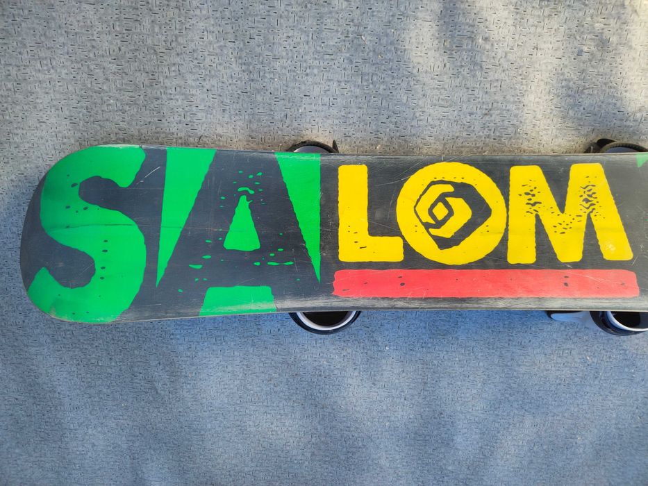 Uniwersalny All-Mtn SALOMON PULSE 142 cm + wiązanie NIDECKER ! serwis