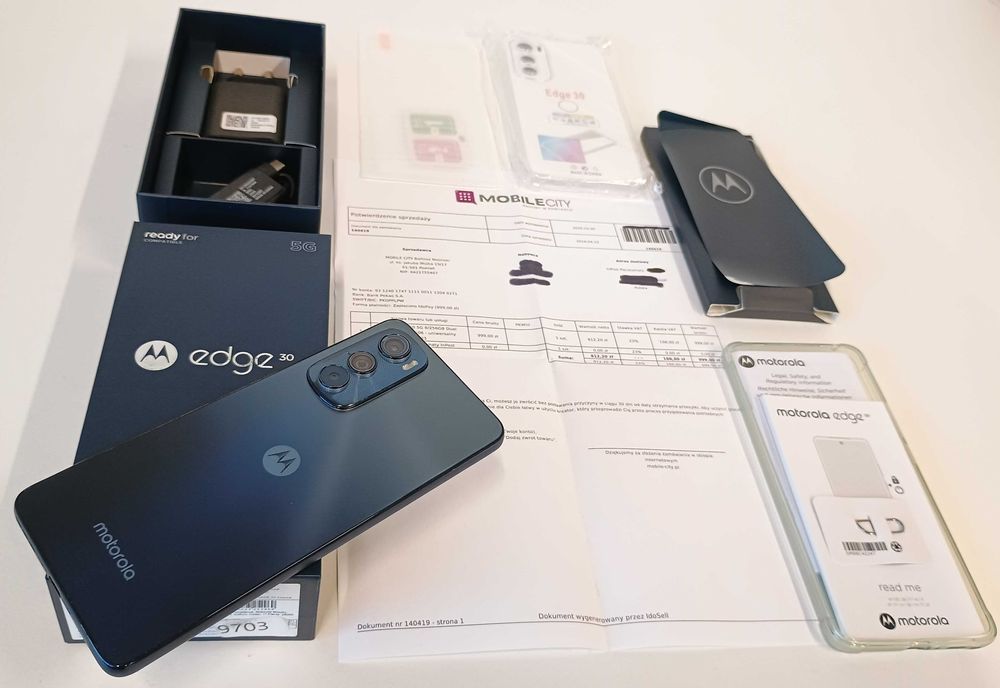 Motorola Edge 30 5G | 8/256GB Meteor Grey | Gwaran 144Hz | Bateria 87%