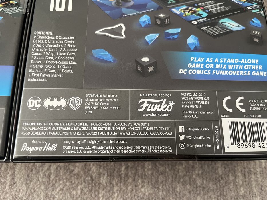Jogo Funko Verse DC Jogo base + expansão