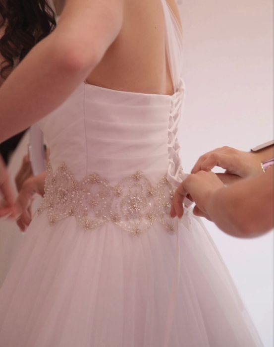 Vestido Noiva Agnes S - oferta véu