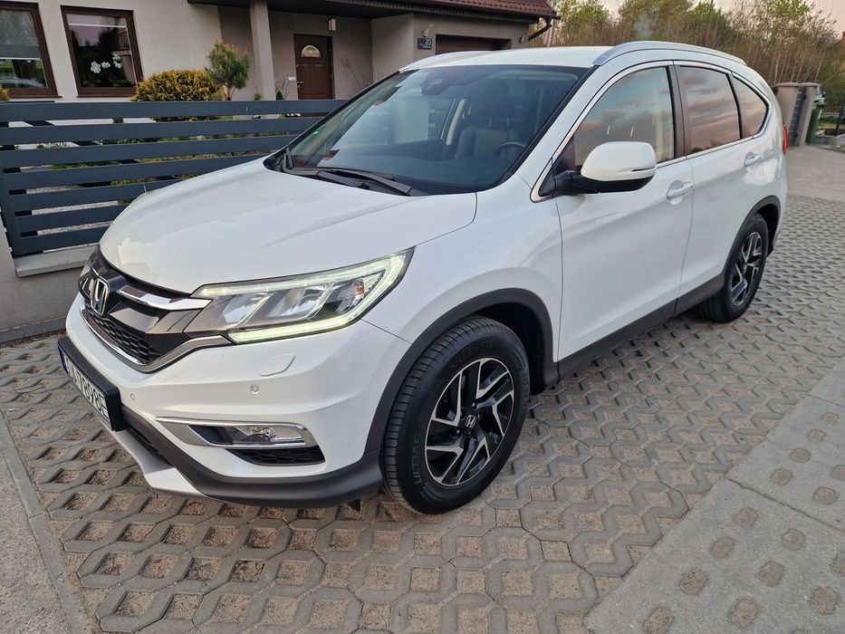 Honda CR-V 1,6 i-DTEC Klimatronik Led Alufelgi Navi Biała perła