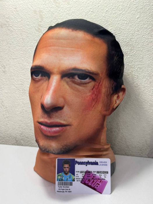 Маски 3d 360° Mclovin Tyler durden, Walter white,Dexter,  мактрахер