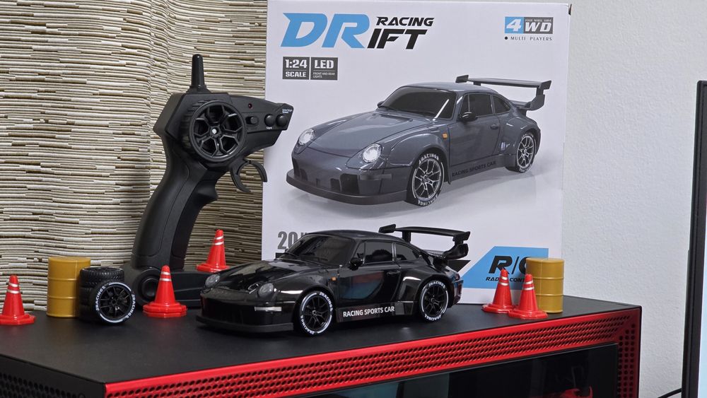 Carro RC Drift Porsche 4WD (1:24)