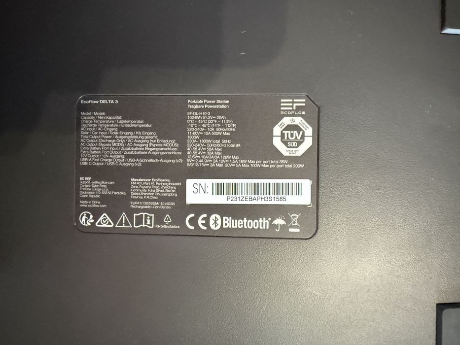 Екофло Дельта 3, Ecoflow Delta 3 1024