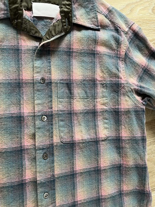 VERY RARE MAISON MARGIELA pendletton flannel shirt aw2020 white label number runway archive фланелева сорочка рубашка