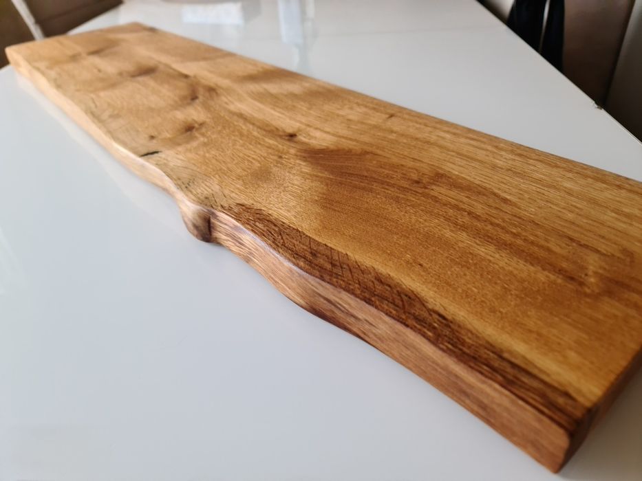 Półki ścienne - dąb lity