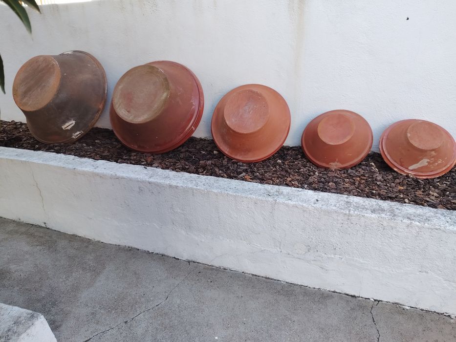 5 Alguidares de Barro Antigos