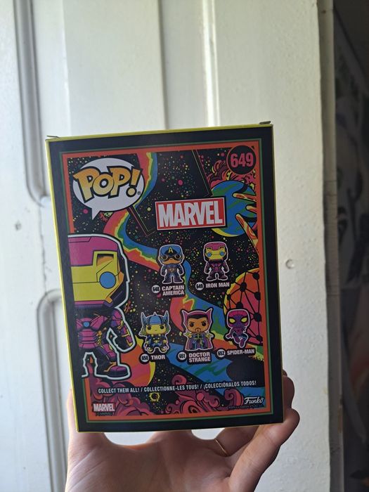 Funko pop 649 Iron Man special edition