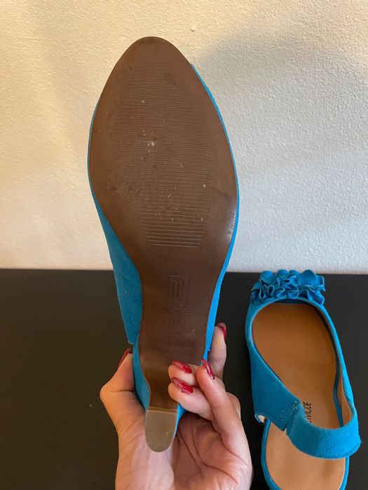 Sapatos salto alto  azuis